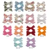 Nouvelle Europe Bébé Filles Florales Pince À Cheveux Enfants Coton Bowknot Barrette 2 pcs Ensemble Barrettes Enfants Cheveux Accessoire 14 Couleurs 15010