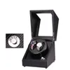 Super Discount Safe Automatic Watch Winder Case Box Leather Pattern remontoir montre automatique horloge winder montre enrouleur