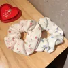 Modis vintage Frauen Kawaii Elastizität Kopfbedecke Haarbänder Binden Kaugummi Blumes Blumen süßes Mädchen Scrunchie Ponytail Seil Seil Haarzubehör