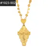 Anniyo 7 Model Cross Pendant Ball Beads Chain Halsband Män kvinnor Hawaii Micronesia Chuuk smycken korsar #192306p3882979