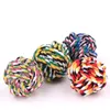 Pet Supply Dog Toys Dogs Chew Teeth Clean Outdoor Training Fun Playing Rope Ball Toy yq01036