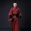 Film TV costume antico Tre Regni Lu Bu stesso cotone da uomo canapa Hanfu arti marziali studio fotografico palcoscenico eroe di buona qualità