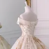 Mingli Tengda Vintage luxe cathédrale train robe de bal robes de mariée Appliques dentelle perles hors épaule robe de mariée vestidos de novia