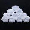 Plastic Cosmetische Pot 5g Lege Clear Case met Snap Deksels Draagbare Mini Opbergdoos Make-up Pot Monsterfles Afdichting Pot Cosmetische Containers