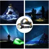 8 LED T6 COB koplamp USB oplaadbare 18650 Batterij Koplamp Kop Torch met oplader Geschenkdoos Waterdicht Super Bright voor vissenkamperen