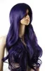 hair wig dark purple