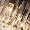 2019 neue moderne rechteckige glanz kristall kronleuchter licht semiklush montage kristall kronleuchter beleuchtungsvorrichtungen für wohnzimmer