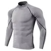 New Casual Long Sleeve Sport Shirt Men Quick Dry Running T-shirts Gym Clothing Fitness Top Crossfit T Shirt Mens Rashgard