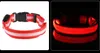 8 kleuren 4sizes nachtveiligheid LED licht knipperende gloed nylon huisdier halsband kleine medium hondenleer leiband halsband knipperende veiligheidskraag SHU26