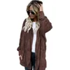 11 Colors Women Sherpa Sweatshirt hooded overcoat long sleeve fleece soft cardigan warm women fashion Winter Hooded Coat AAA1030N