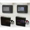 Time Watch Projektor Multifunktions-digitale Wecker Farbbildschirm-Desktop-Uhr-Anzeigen-Wetter-Kalender-Zeitprojektor mit schnellem Schiff