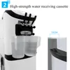 Kommersiell ny design 36-42L / H Soft Ice Cream Machine med varumärkekompressor och förkyld 3300W glassmaskin