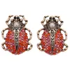 Wholesale- fashion luxury designer exaggerated cute lovely diamond vintage insects animal stud earring for woman