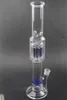 17 tum glas bong vatten rörlaftningar honungskaka arm perc filter olje riggar för rökningstillbehör