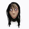 성인 전체 얼굴 마스크에 대 한 할로윈 파티 마스크 뜨거운 게임 momo 무서운 제비 핫 할로윈 여성 유령 가발 코스프레 파티 마스크 HH9-2435