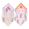 Women's Handkerchiefs Vintage Floral Print Thickened Cotton