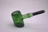 high quality mini stand glass sherlock smoking pipe protable labs glass hand spoon pipe for dry herb