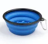 Pliable Chien Chat d'alimentation bol Slow Food Bowl Feeder plat d'eau en silicone pliable Choke bols pour l'extérieur Voyage 9 couleurs SN259