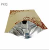 100pcs Stand up pouch Kraft Paper Ziplock Bag Mylar Foil Packaging Bag High Barrier Kr Zipper Coffee