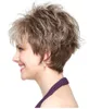 Moda krótka peruka włosów 20 stylów syntetyczne peruki dla kobiet Włosy Większość Róży siatka różowa