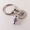 Hela 10st Lot Men First Coffee Keychain Coffee Cup Charm Pendant Keyring Coffee Drinker Jewely Coffee Lover Gift280d