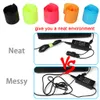 Reusable Cable Ties,Pack Of 30 Hook And Loop Fastener With Five Colors For Cable Sorting Of Wired Headsets,Mobile Phones,And Computers