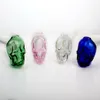 Skull Glass Oil Burner Water Smoking Pipes Pyrex Bubbler Bowl Hookahs Thick Colorful Bongs