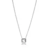 Nowy Wysokiej Jakości Kobiety Mody 100% 925 Sterling Silver New Necklace CZ dla kobiet Fit DIY Łańcuch Biżuteria Akcesoria 2