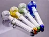 12CM Length Pyrex Glass Oil Burner Pipe Cheap Glass smoking Pipe Water Hand Pipes Smoking Accessories