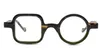 Men Optical Eyeglasses Рамки Бренд Женщины Нерегулярные Оправы Очки Ретро Круглые Очки Myopia Стаканы Железное Человек Недани Очки с четкой линзой