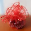 100pcs Yuvarlak Organza Drawstring Hediye Çantası ile Sequins Wedding Favor Partisi 25cm Çapı Noel Hediye Çantaları Ev Partisi Malzemeleri217p