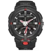 新しいエレクトロニクスウォッチSmael Brand Men's Digital Sport Watches Male Clockデュアルディスプレイ防水ダイブダイビングホワイトRelogio 16372974