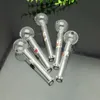 Glasrör rökande blåst vattenpipa tillverkar handblåsta bongs färgglada tecknad logotyp mini glas kruka