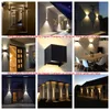 LED Aluminum Waterproof Wall Lamp Waterproof Outdoor Light 5W 10W 100-277V 3000K Adjustable Outdoor Wall Light Warm Cold Light Outdoor