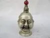 China's Tibet copper snuff bottle the joys and sorrows all sides Buddha
