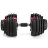 NEW Weight Adjustable Dumbbell 5-52.5lbs Fitness Workouts Dumbbells tone your strength and build your muscles ZZA2196 2Pcs