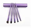 5pcs/set Professional Pony Hair Eyeshadow Brushes Set Makeup Brushes For Eye Makeup Tool Kit With Round Tube