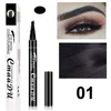 CmaaDu Liquid Eyebrow Pen Liquid Eyebrow Enhancer 3 colores 4 Head Durable Eyebrow Enhancer