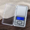 Mini Electronic Pocket Scale 200g 0.01g Smycken Diamantskala Balansskala LCD-skärm med butiksbatterier (inkludera)