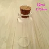 Mini bouteille en verre avec bouchon de liège 3 ml 5ml 7ml 8 ml 10ml 15 ml Bocs de verre 20 ml World Wide2747