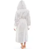 Hooded Women Bathrobe Winter Dikke Warm Flanel Bad Robe Plus Size 5XL Couples Night Dressing Town Double-Layer Men Nightgown