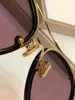 Luxe-Linda Farrow LF731 Pilot Zonnebril Goud Designer Zonnebril UV400 lens topkwaliteit Nieuw met Doos 2T4A