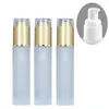 30ml 40ml 50ml 60ml 80ml 100ml Frosted Glass Bottle Empty Cosmetic Container Lotion Spray Pump Bottles