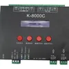 Freeshipping K-8000C programmierbarer DMX/SPI-SD-Karten-LED-Pixel-Controller offline DC5-24V für RGB-Vollfarb-LED-Pixel-Lichtstreifen