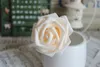 Atacado-10pcs 6kind de cores diâmetro 6-7 cm Rosas de espuma artificial para buquê de casas de casamento artesanato DIY artificial flores decoração