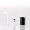 Hurtownie 5ml Clear Glass Essential Oil Butelka Rolkowa rolka na fiolkach z metalową kulą ze stali nierdzewnej