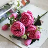 Artificial flowers for decoration Rose Peony Silk small bouquet flores party spring wedding decoration mariage fake Flower9765282