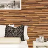 Wood Grain 3D Decorative Waterproof Wall Sticker