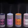 Mini nawilżacz nawilżacz Essential Oil Dyfuzor LED Color Night Lights Elektryczne Aromaterapia nawilżacze USB do sypialni samochodowej z wentylatorem