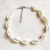 Collier Cuker Collier Collier Naturel Collier Naturel Collier Boho Seashell Chokers Colliers Fashion Filles Summer Beach Party Bijoux TL1255